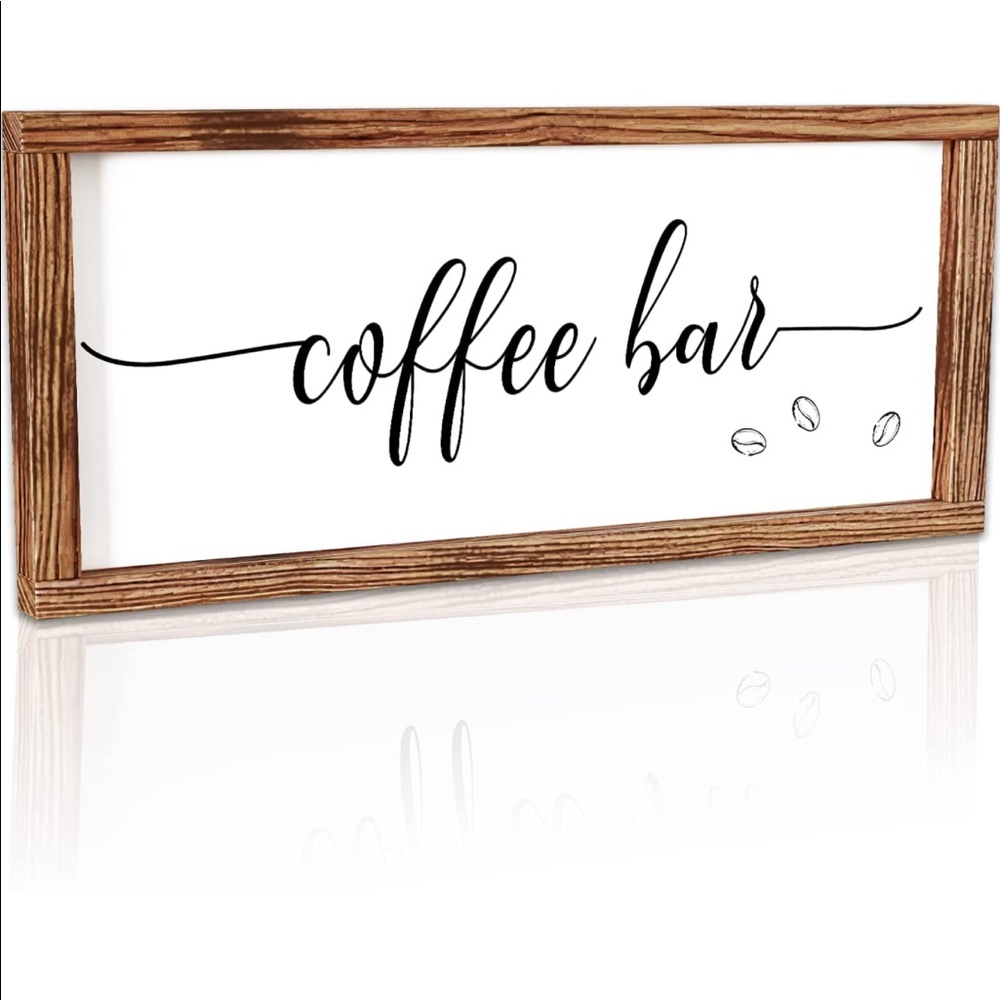 Farmhouse Coffee Sign for Coffee Bar